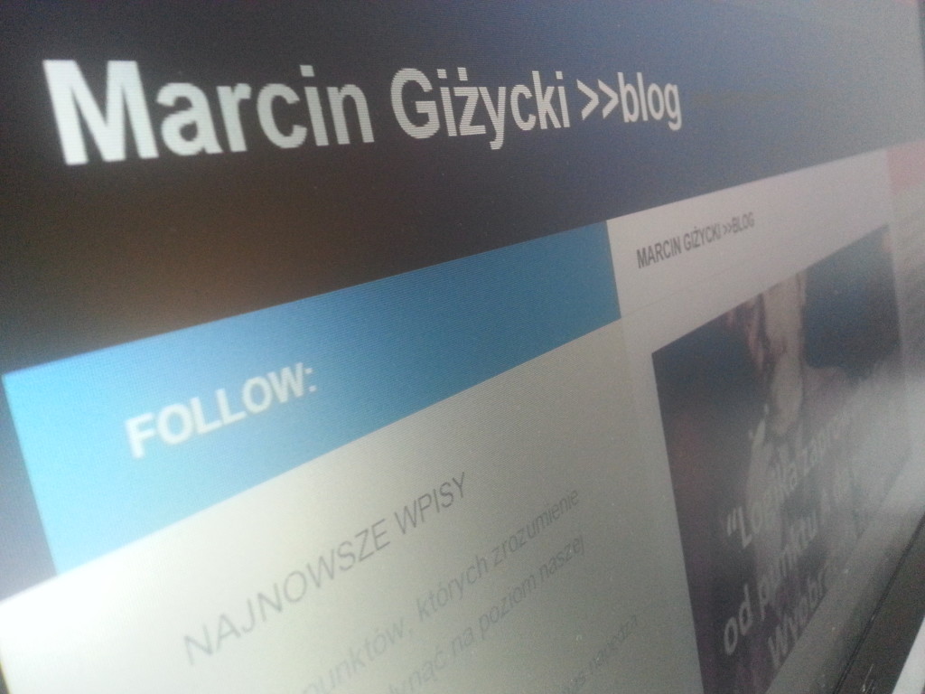 marcin gizycki blog
